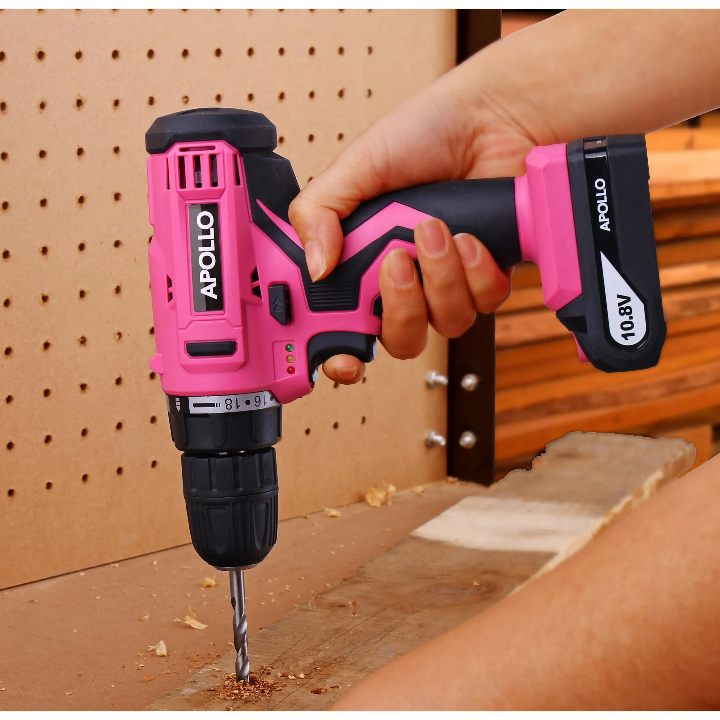 10.8 V Lithium-Ion Cordless Drill w/ 30 Pc. Accessory Set