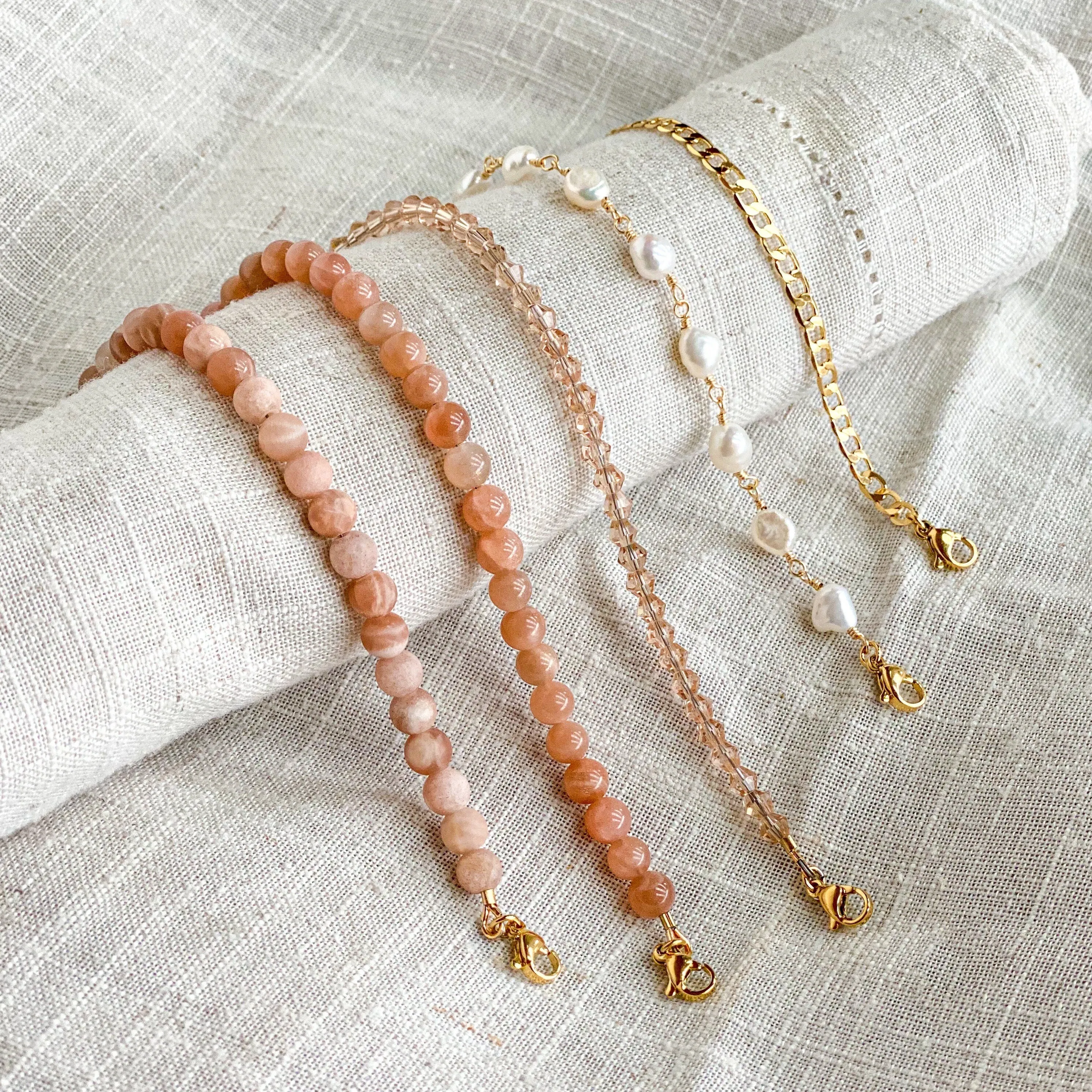 Beaded Bracelets, Bracelets for Women, Gemstone Bracelets, Beaded Bracelet Sets, Crystal Bracelet, Bracelets
