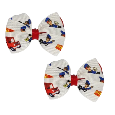 Bella Hair Bow - Postman Pat