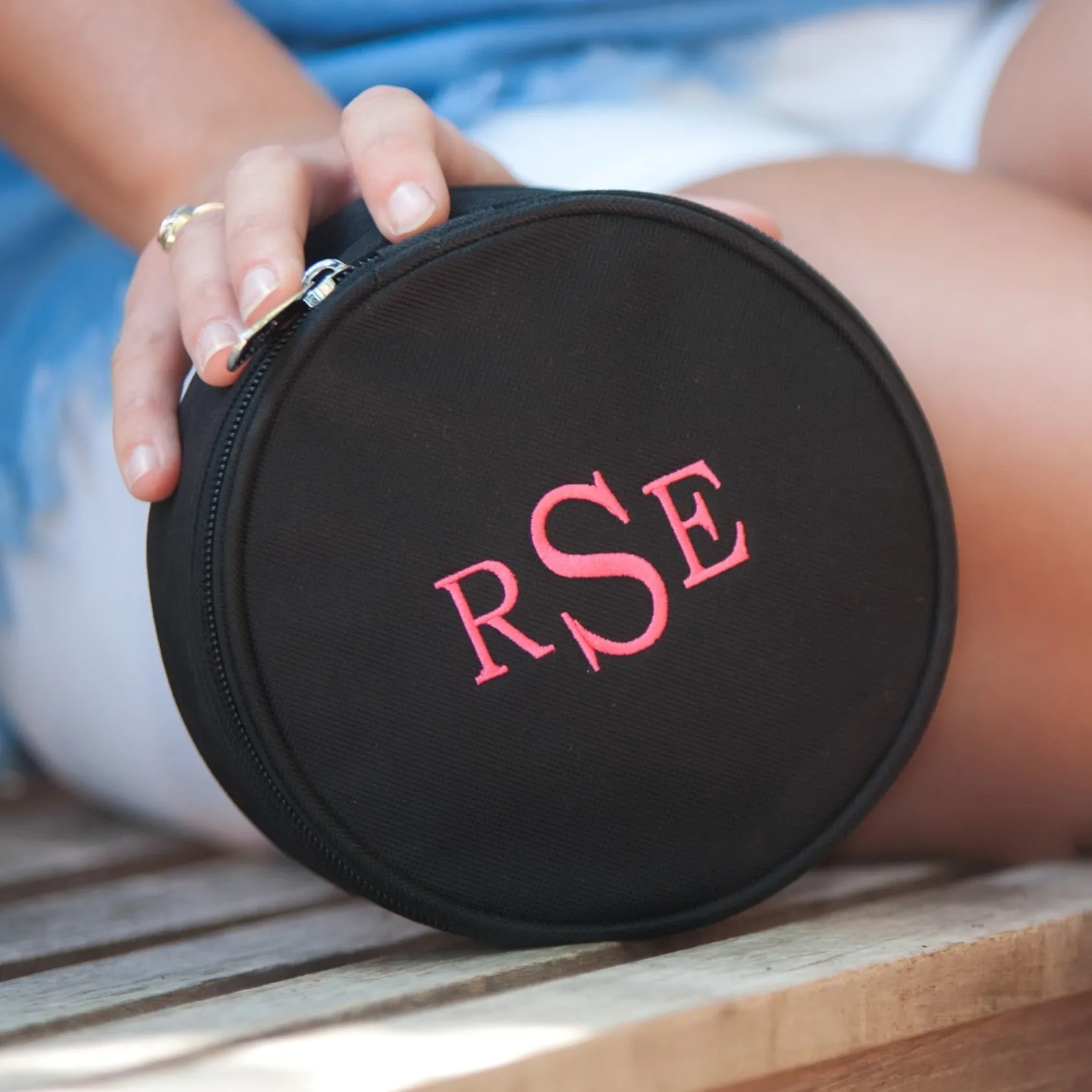 Black Jewelry Case | Personalized Jewelry Case