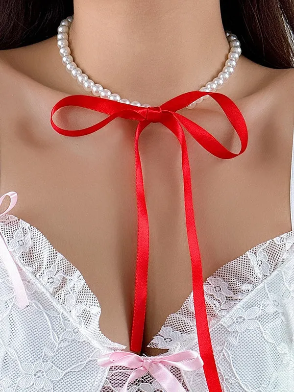 Bowknot Handmade Tied Necklaces Accessories Bracelet Accessories