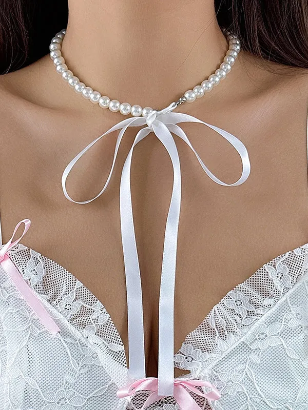 Bowknot Handmade Tied Necklaces Accessories Bracelet Accessories