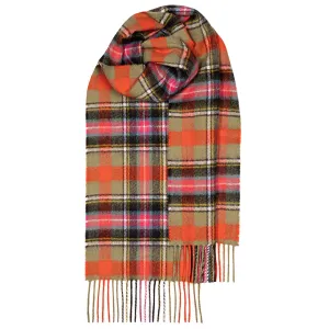 Bruce of Kinnaird Ancient Tartan Brushed Lambswool Scarf