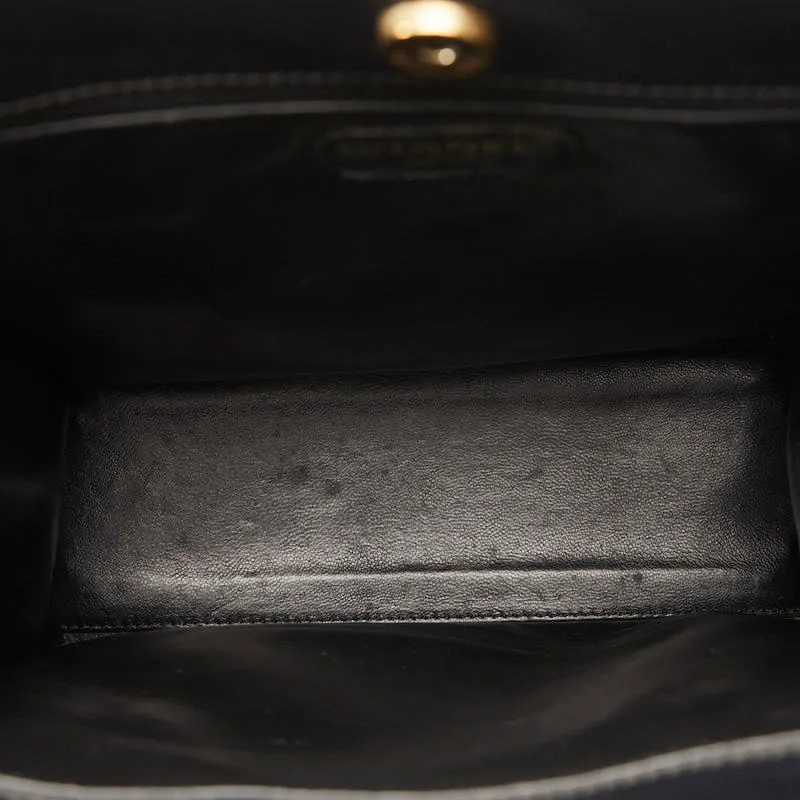 Chanel Logo HandBags HandBags Black Leather  Chanel