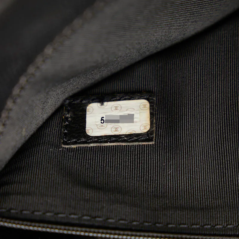 Chanel Logo HandBags HandBags Black Leather  Chanel