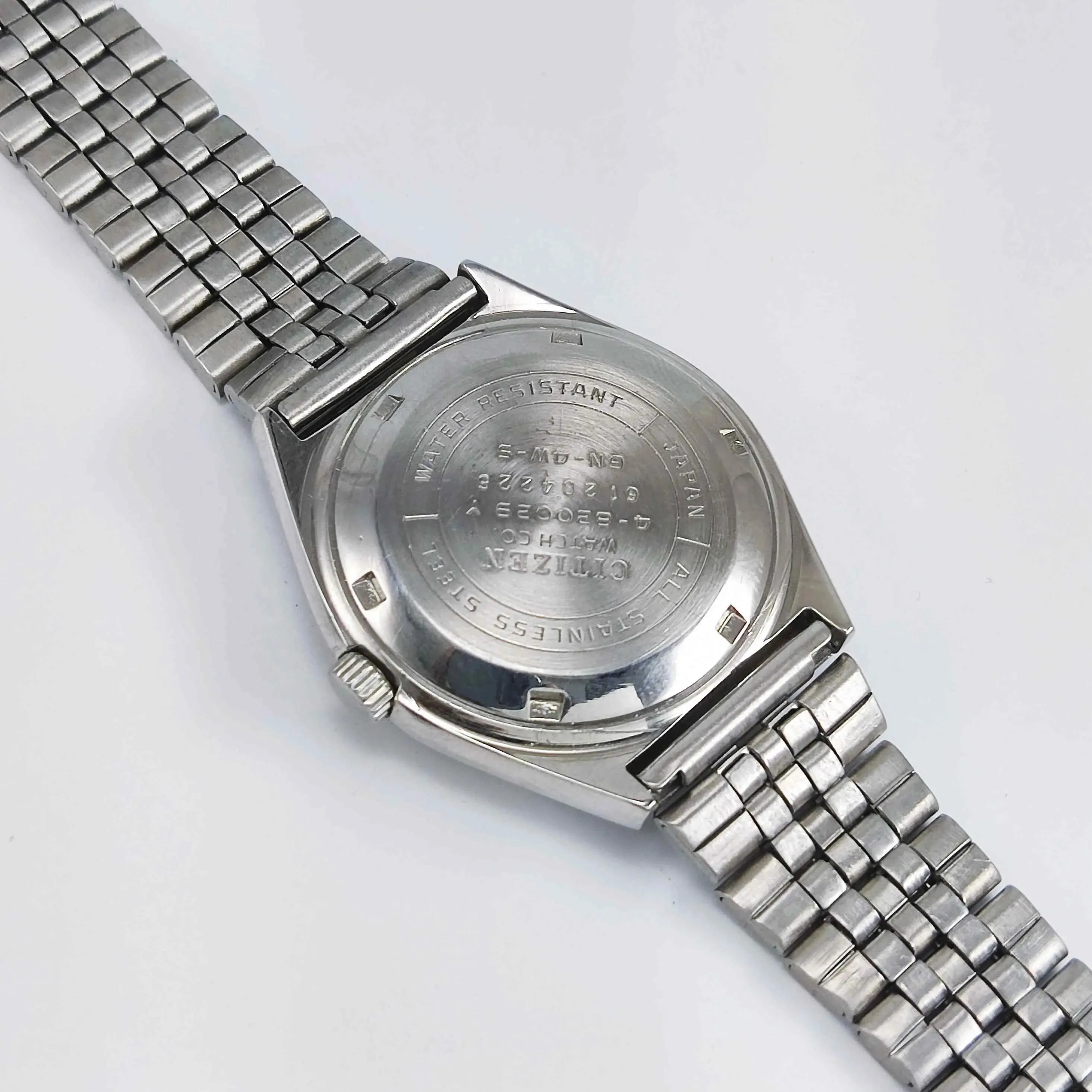 Citizen Automatic 8200A Cream Color Dial 21 Jewels Day Date Men's Mechanical Watch