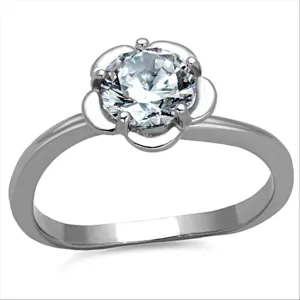 CJG2108 Stainless Steel AAA Grade CZ Ring