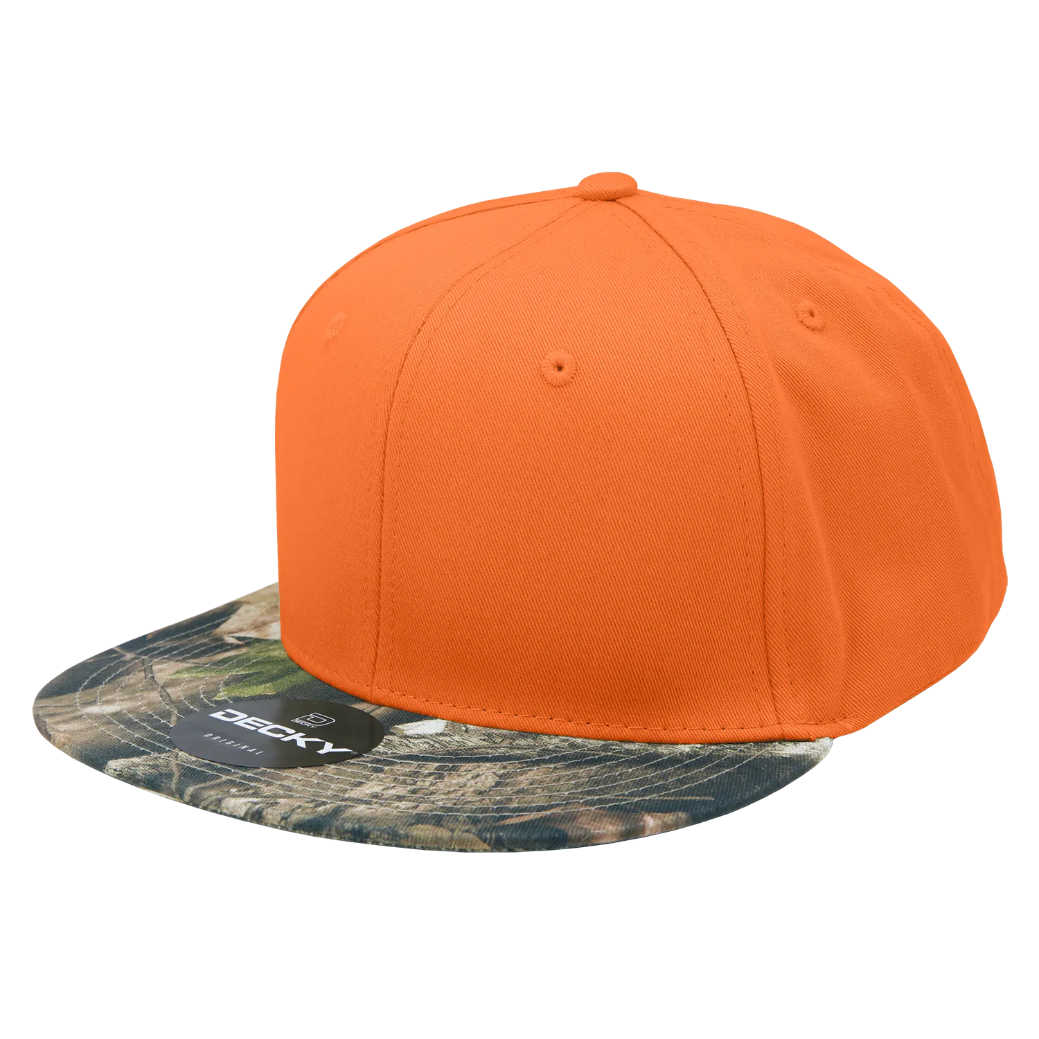 Decky 1047 Digital Camo Snapback Hat, 6 Panel Camouflage Flat Bill Cap - CASE Pricing