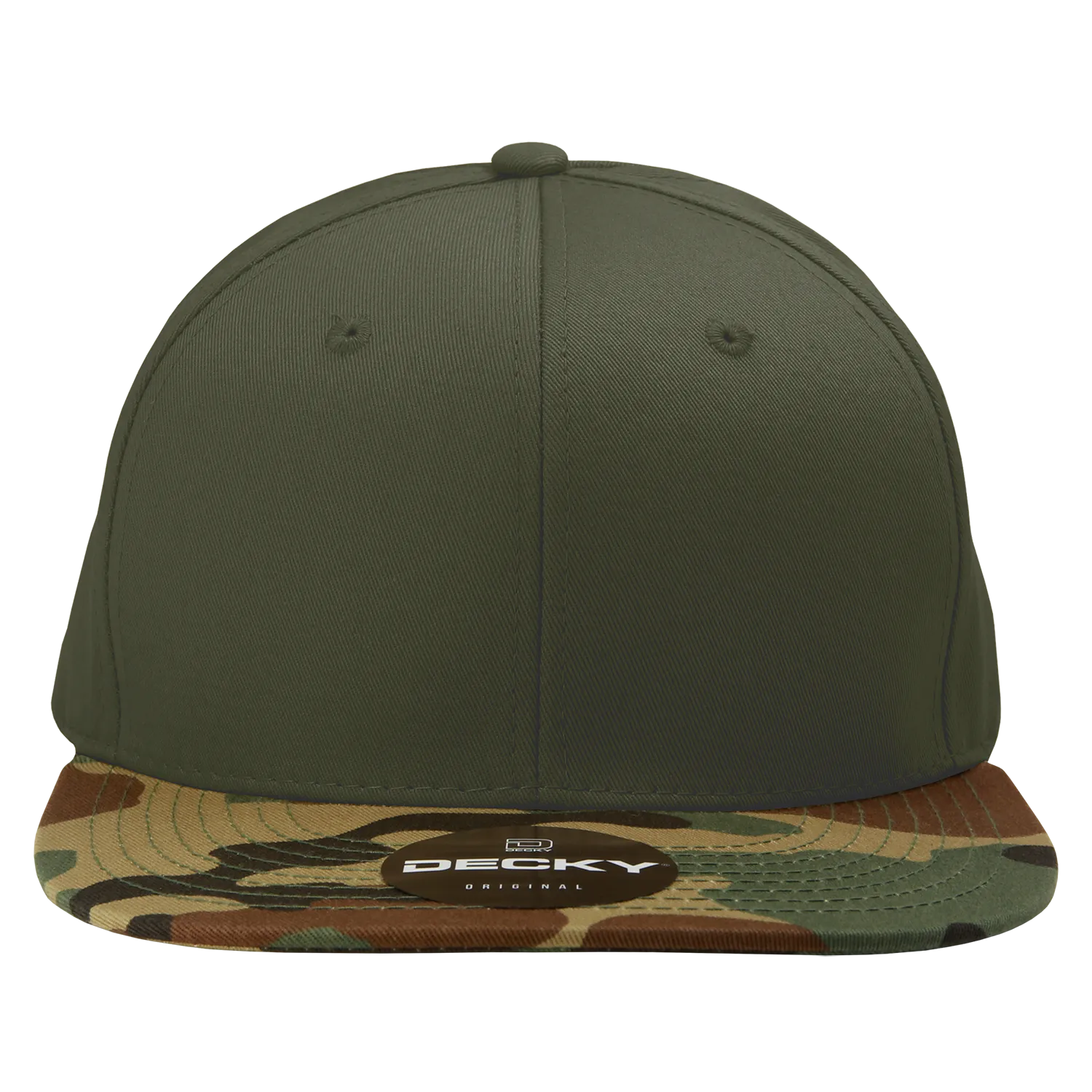 Decky 1047 Digital Camo Snapback Hat, 6 Panel Camouflage Flat Bill Cap - CASE Pricing