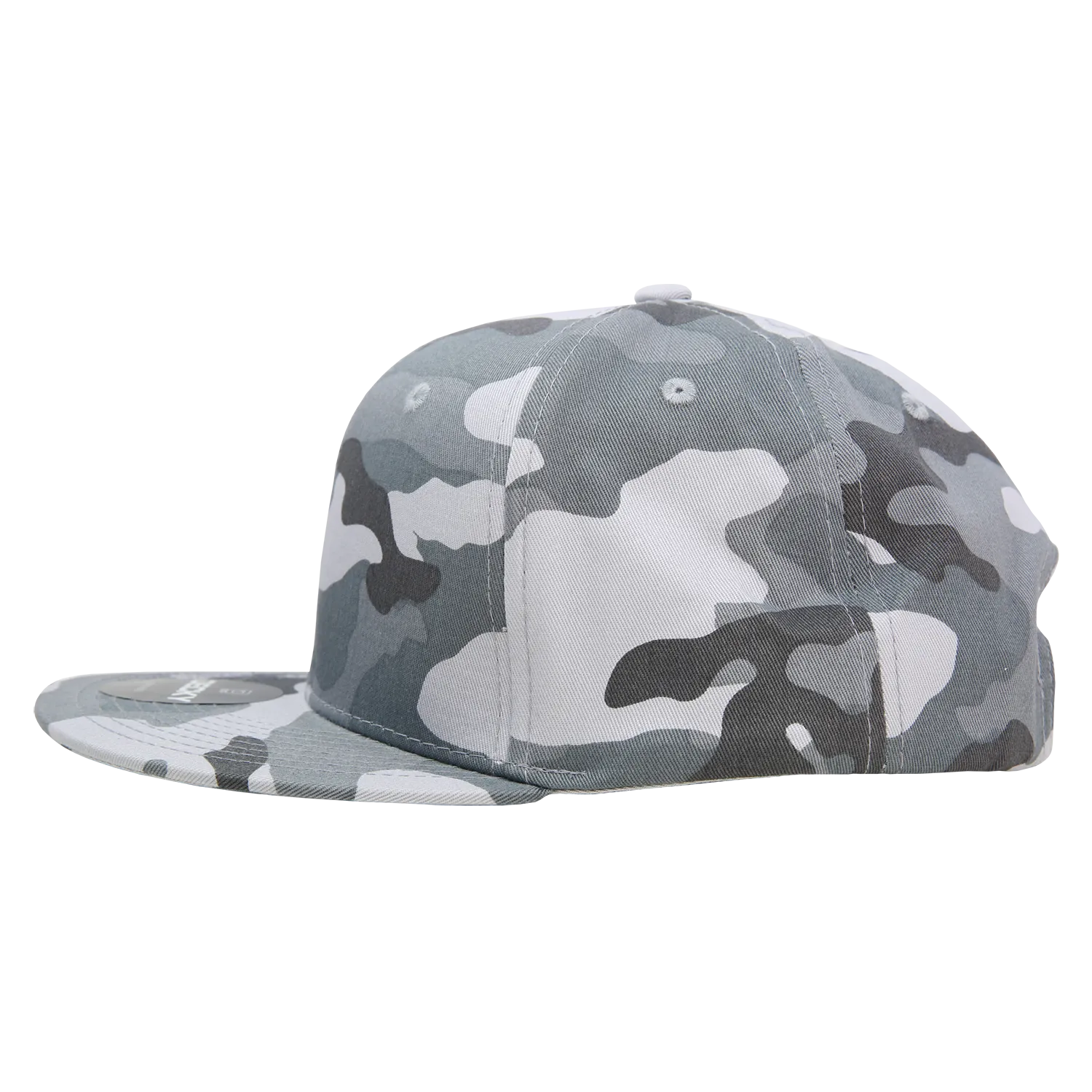 Decky 1047 Digital Camo Snapback Hat, 6 Panel Camouflage Flat Bill Cap - CASE Pricing