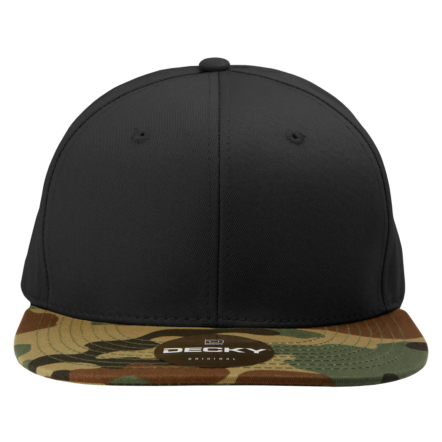 Decky 1047 Digital Camo Snapback Hat, 6 Panel Camouflage Flat Bill Cap - CASE Pricing