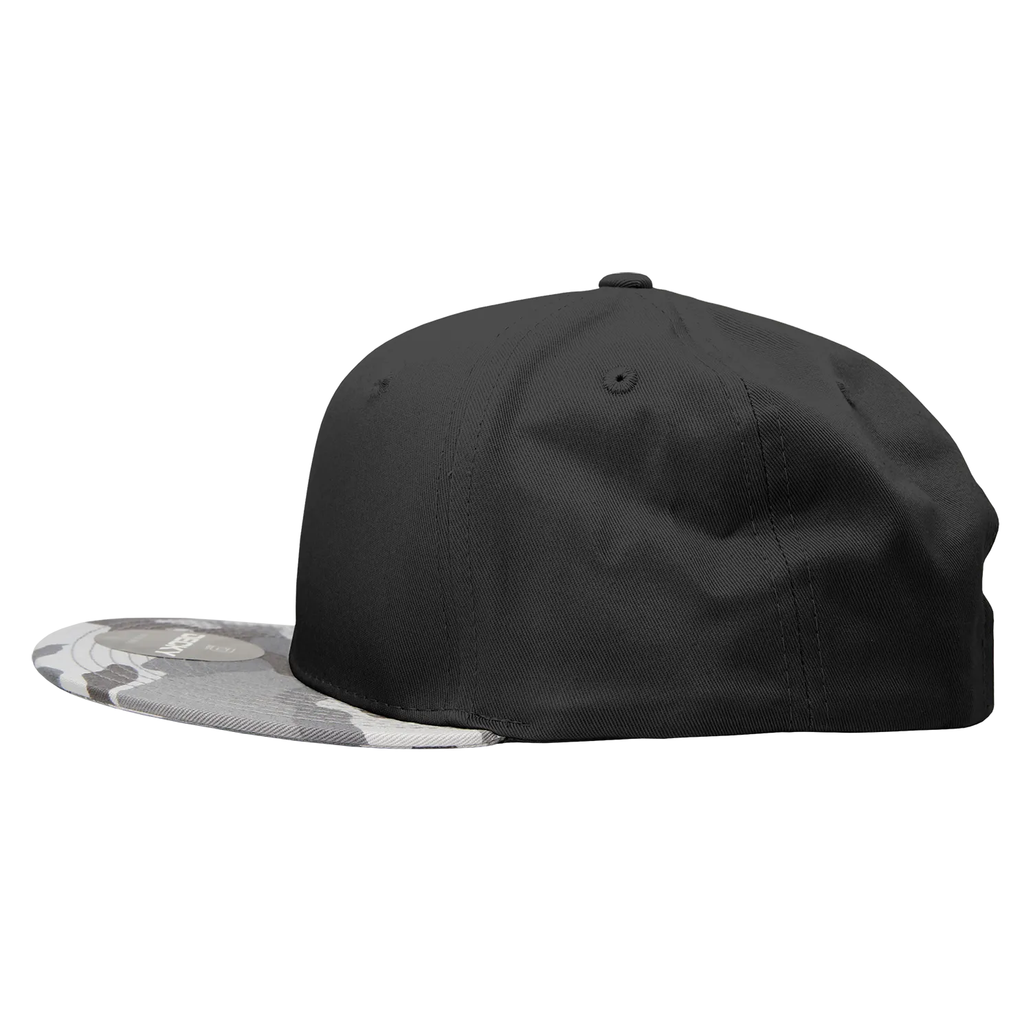 Decky 1047 Digital Camo Snapback Hat, 6 Panel Camouflage Flat Bill Cap - CASE Pricing