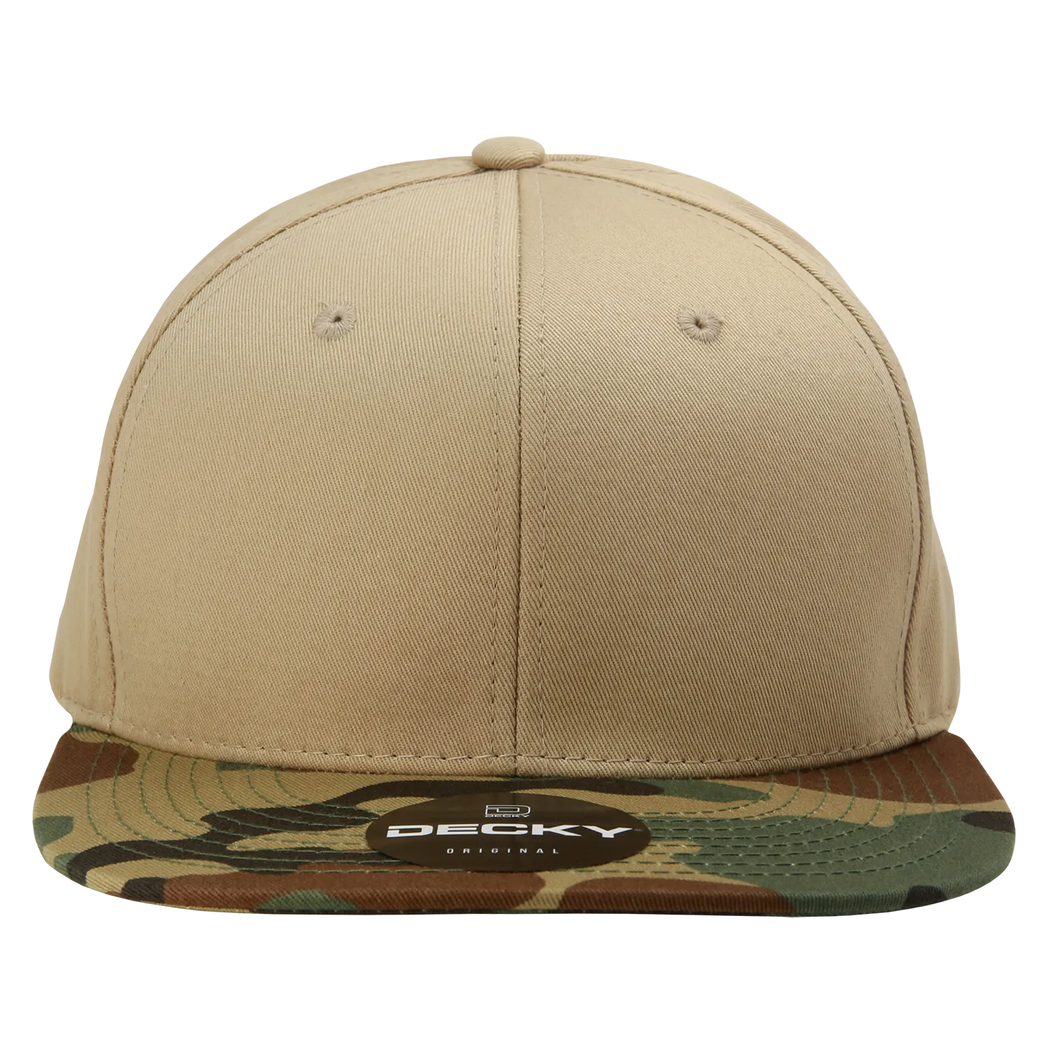 Decky 1047 Digital Camo Snapback Hat, 6 Panel Camouflage Flat Bill Cap - CASE Pricing