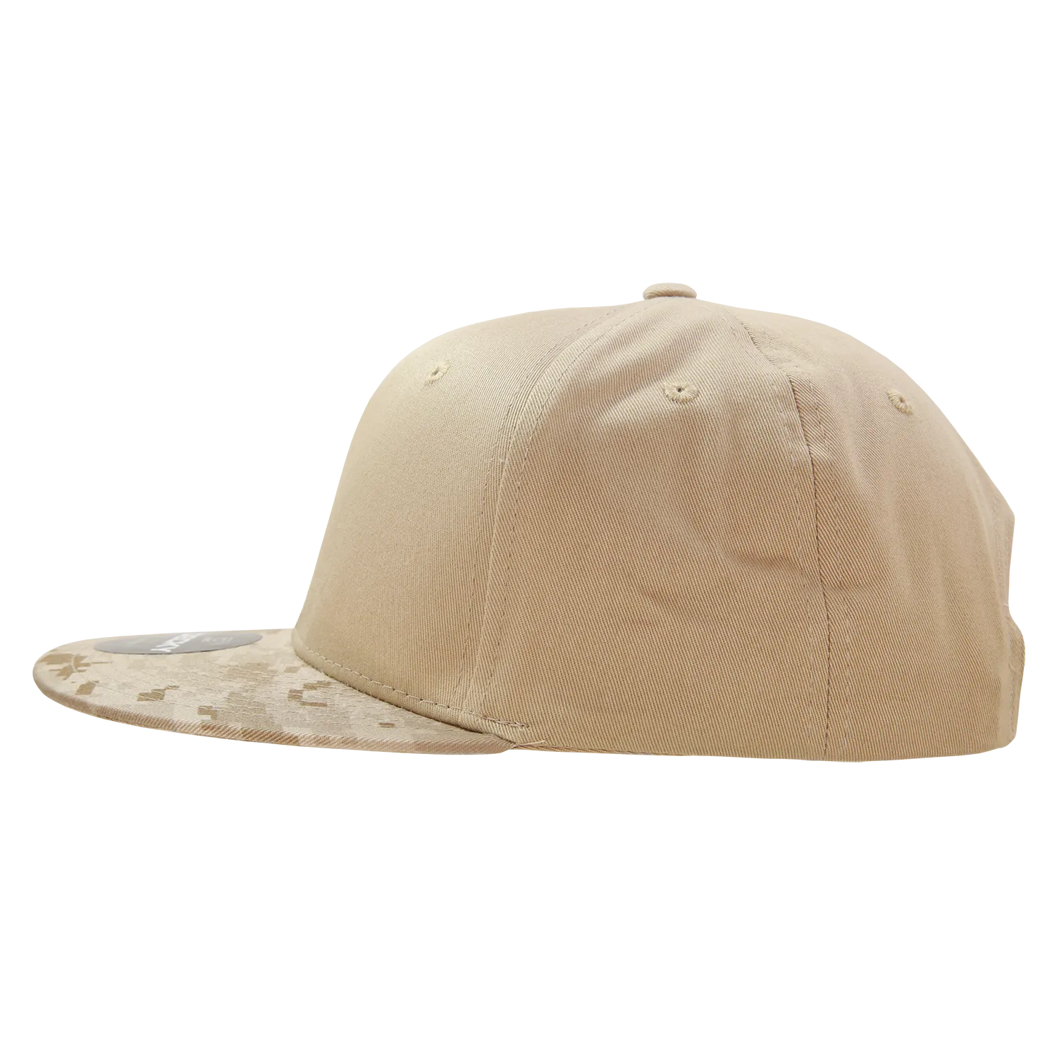 Decky 1047 Digital Camo Snapback Hat, 6 Panel Camouflage Flat Bill Cap - CASE Pricing