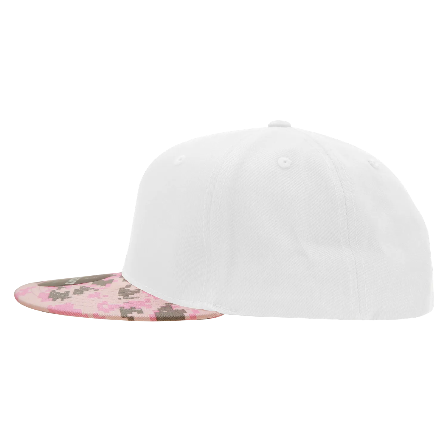 Decky 1047 Digital Camo Snapback Hat, 6 Panel Camouflage Flat Bill Cap - CASE Pricing