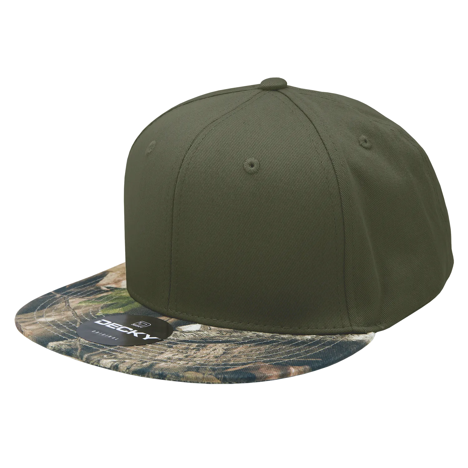 Decky 1047 Digital Camo Snapback Hat, 6 Panel Camouflage Flat Bill Cap - CASE Pricing
