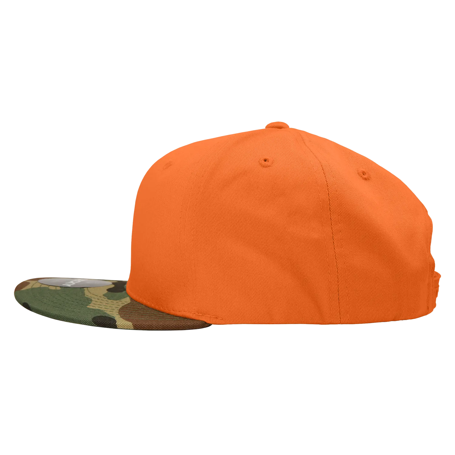 Decky 1047 Digital Camo Snapback Hat, 6 Panel Camouflage Flat Bill Cap - CASE Pricing