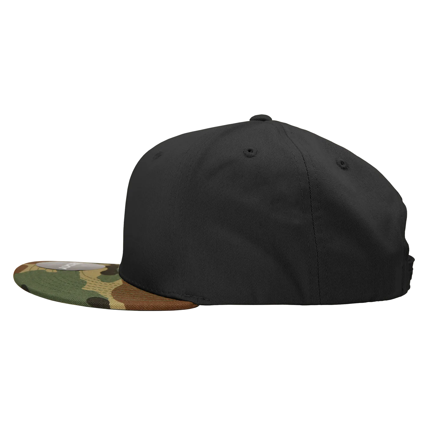 Decky 1047 Digital Camo Snapback Hat, 6 Panel Camouflage Flat Bill Cap - CASE Pricing