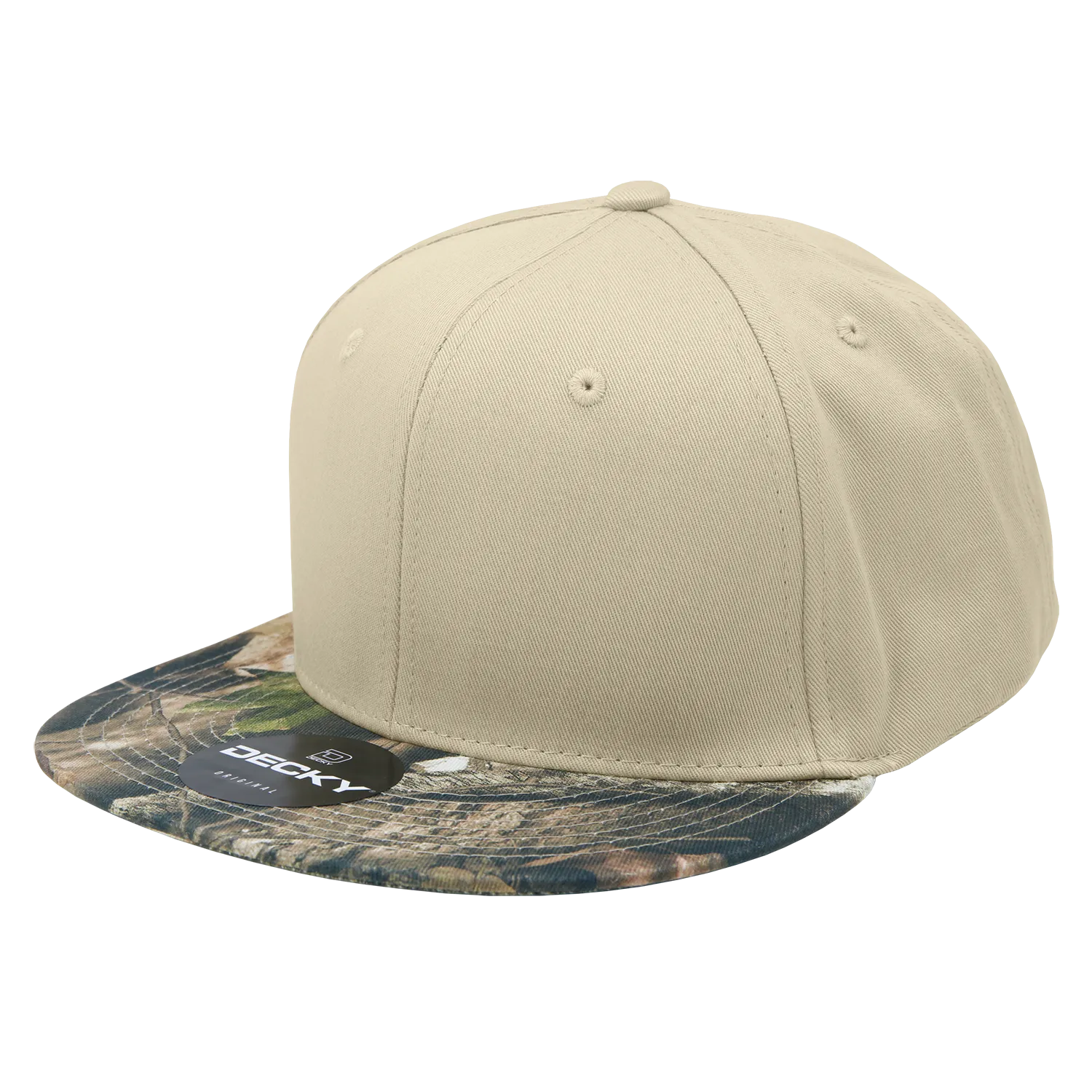 Decky 1047 Digital Camo Snapback Hat, 6 Panel Camouflage Flat Bill Cap - CASE Pricing