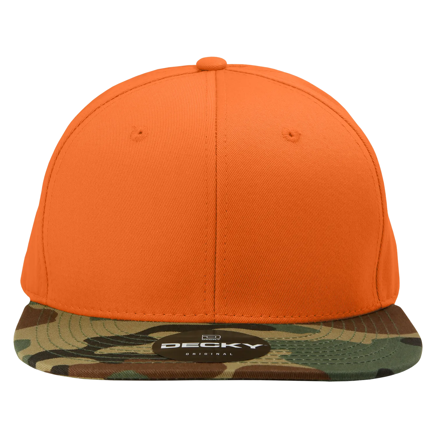 Decky 1047 Digital Camo Snapback Hat, 6 Panel Camouflage Flat Bill Cap - CASE Pricing