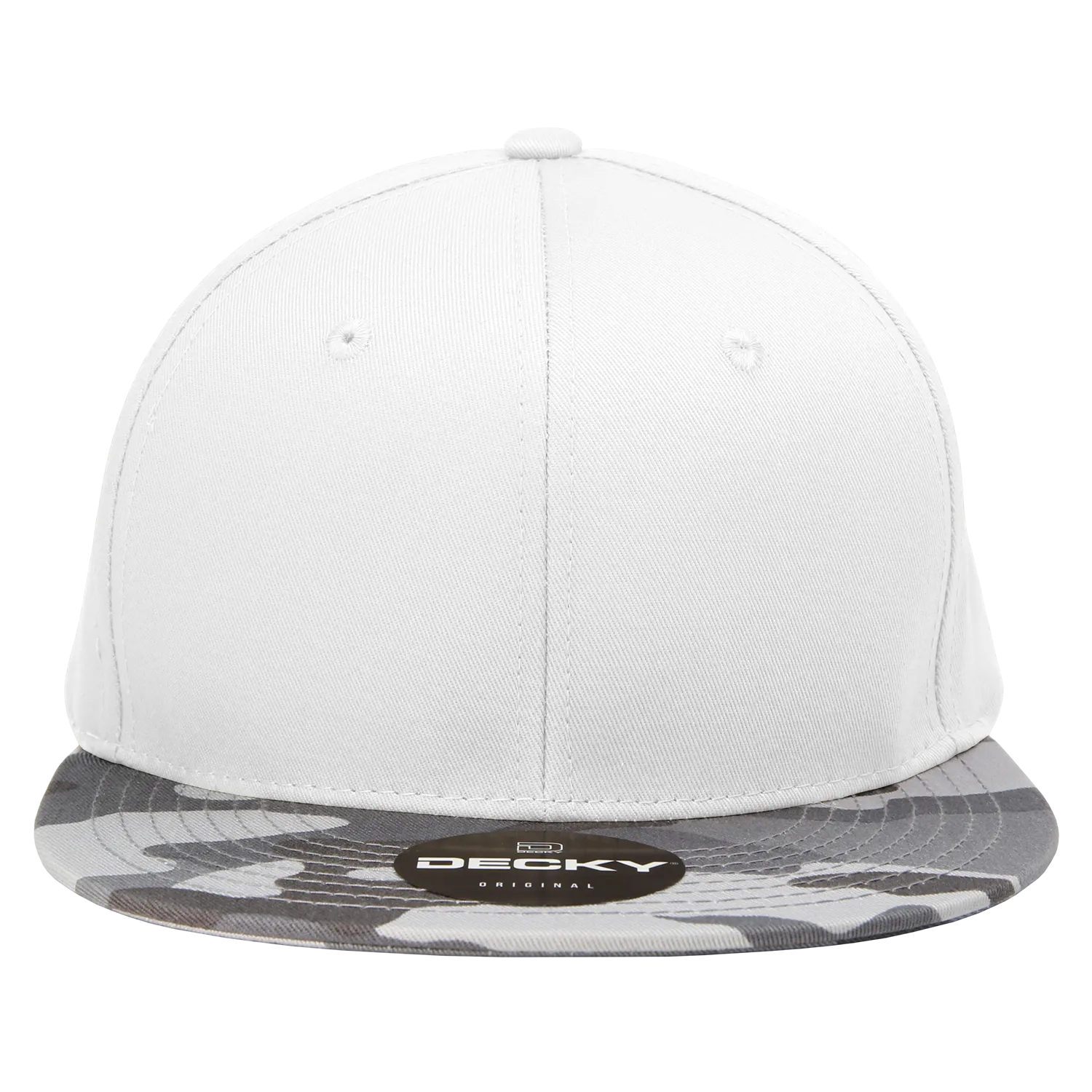 Decky 1047 Digital Camo Snapback Hat, 6 Panel Camouflage Flat Bill Cap - CASE Pricing