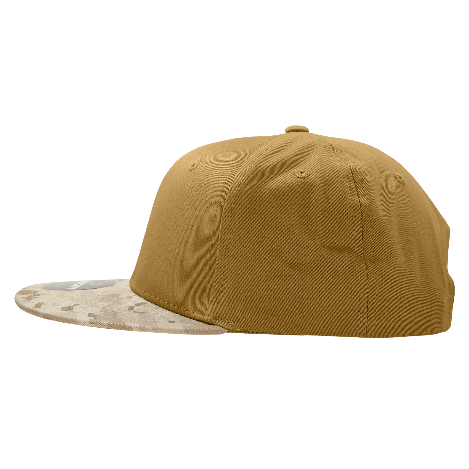 Decky 1047 Digital Camo Snapback Hat, 6 Panel Camouflage Flat Bill Cap - CASE Pricing
