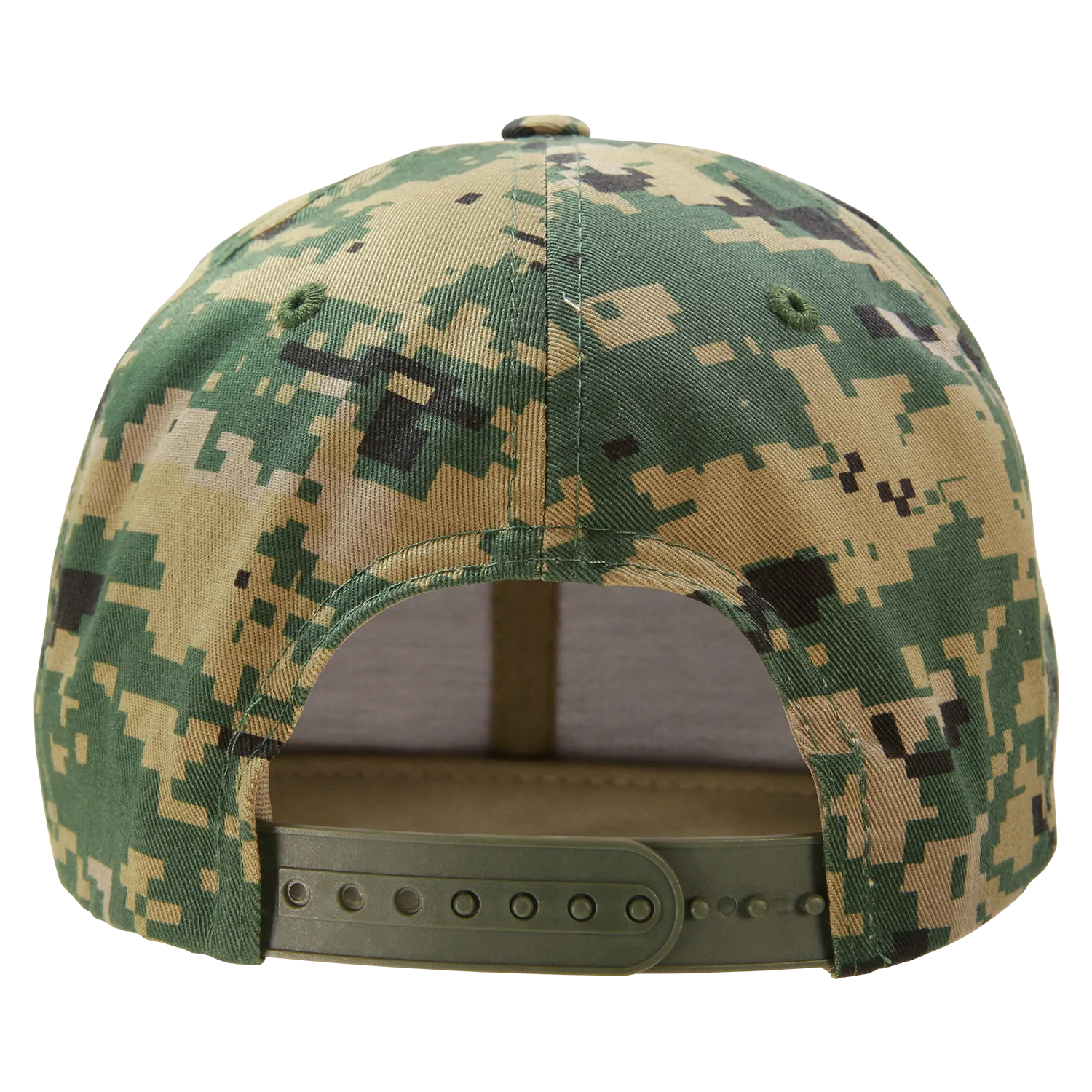 Decky 1047 Digital Camo Snapback Hat, 6 Panel Camouflage Flat Bill Cap - CASE Pricing