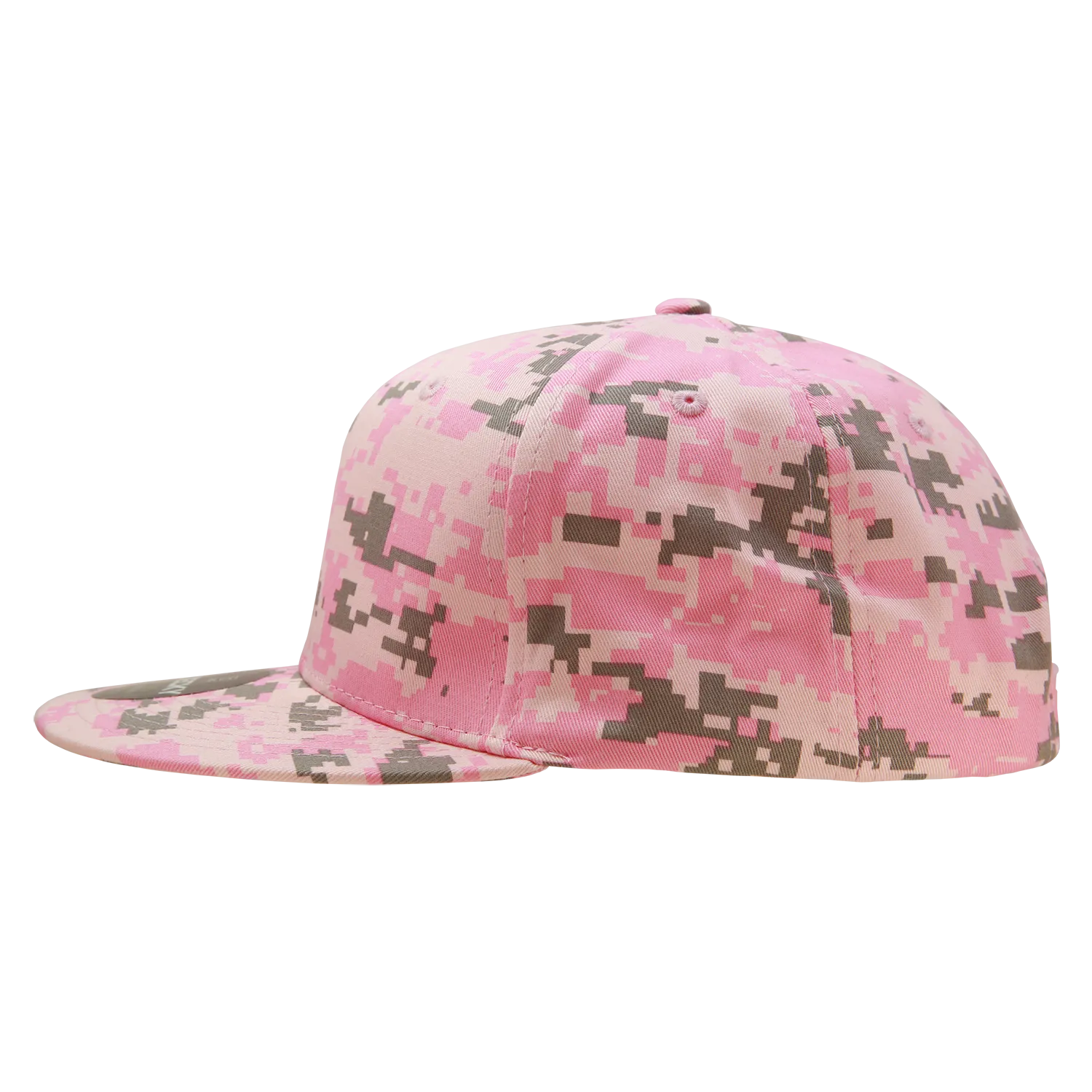Decky 1047 Digital Camo Snapback Hat, 6 Panel Camouflage Flat Bill Cap - CASE Pricing