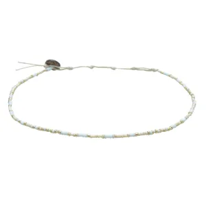 Desert Sand Seed Bead Necklace