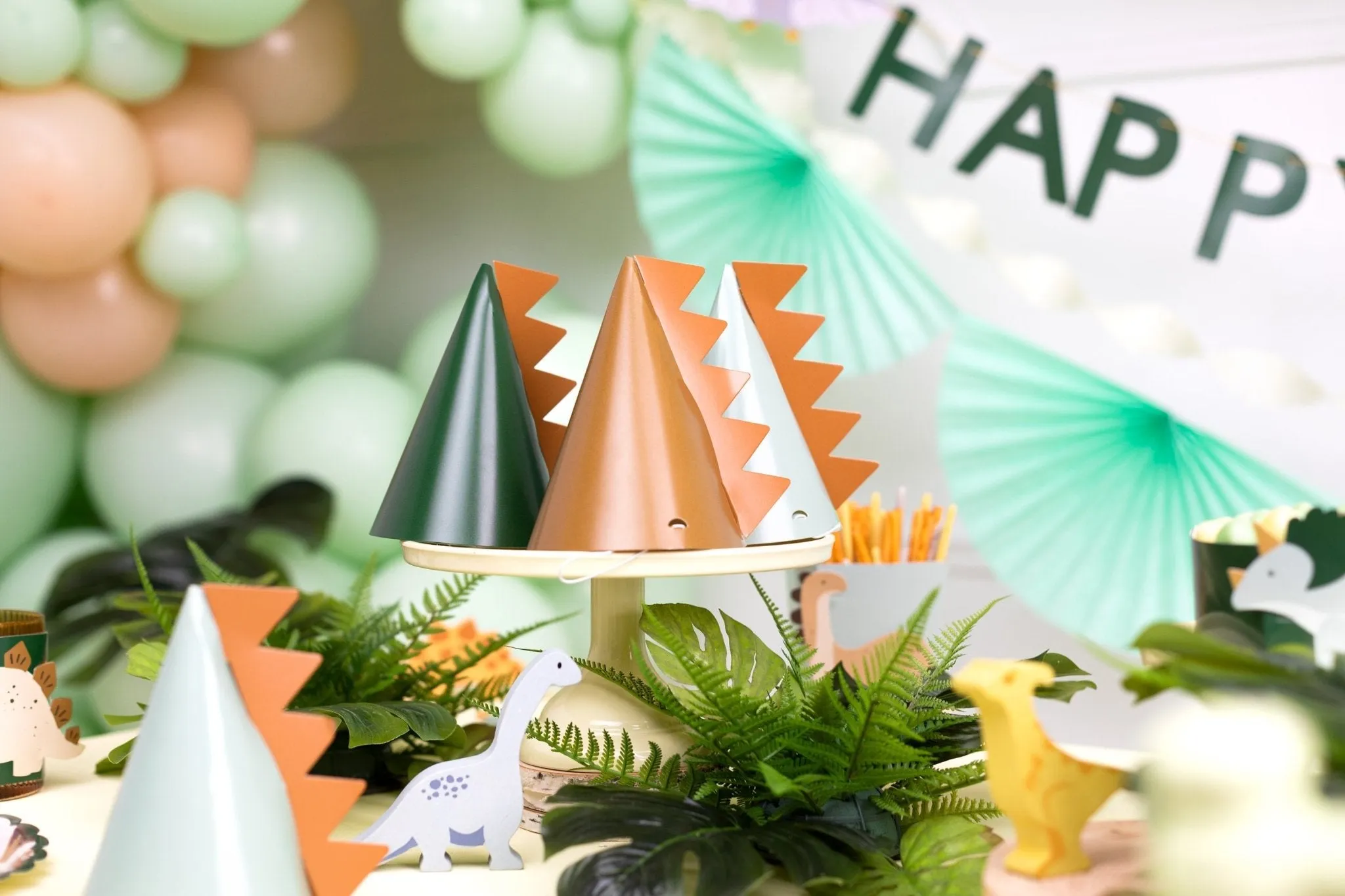 Dinosaur Scales Party Hats