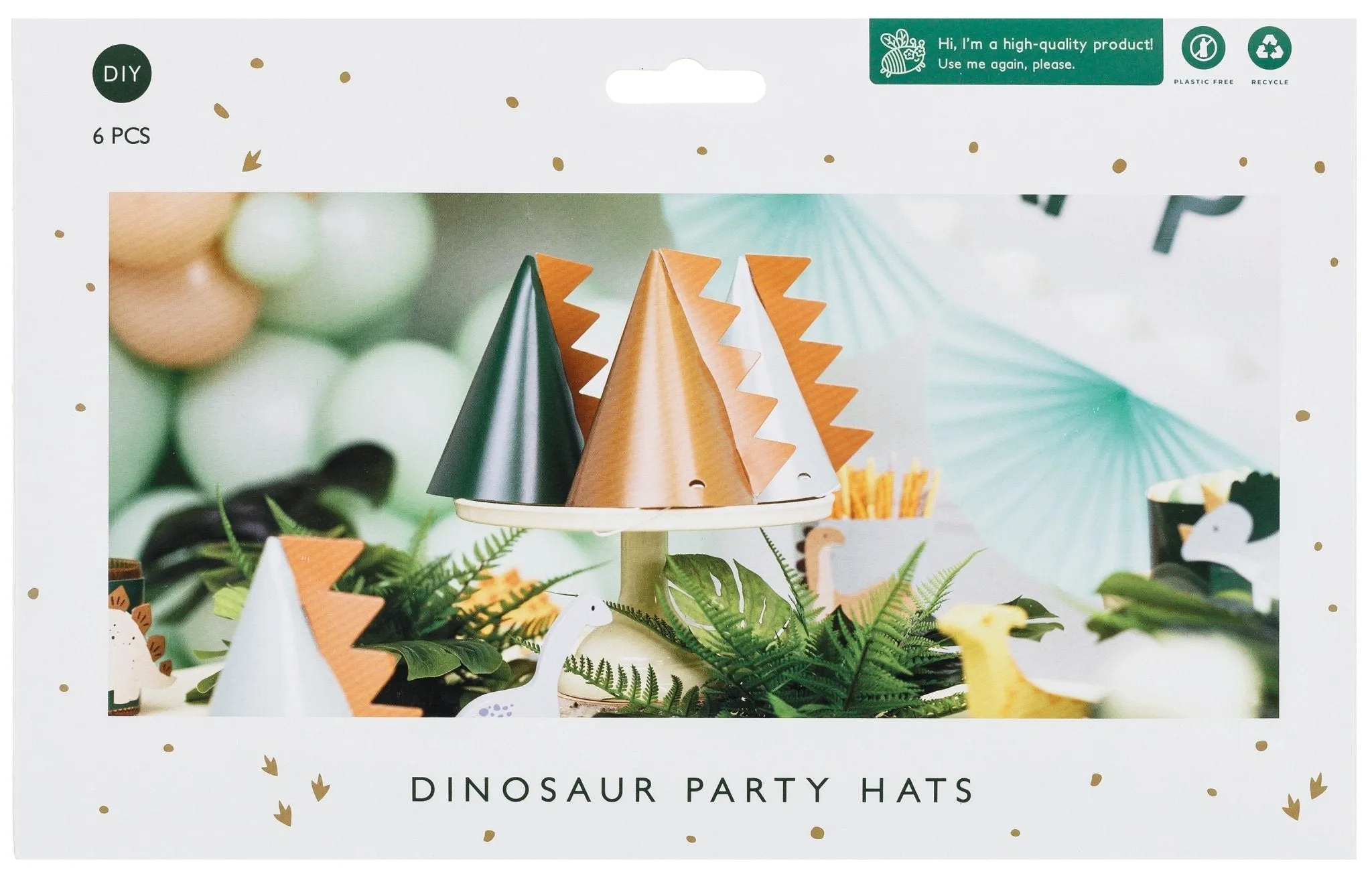 Dinosaur Scales Party Hats