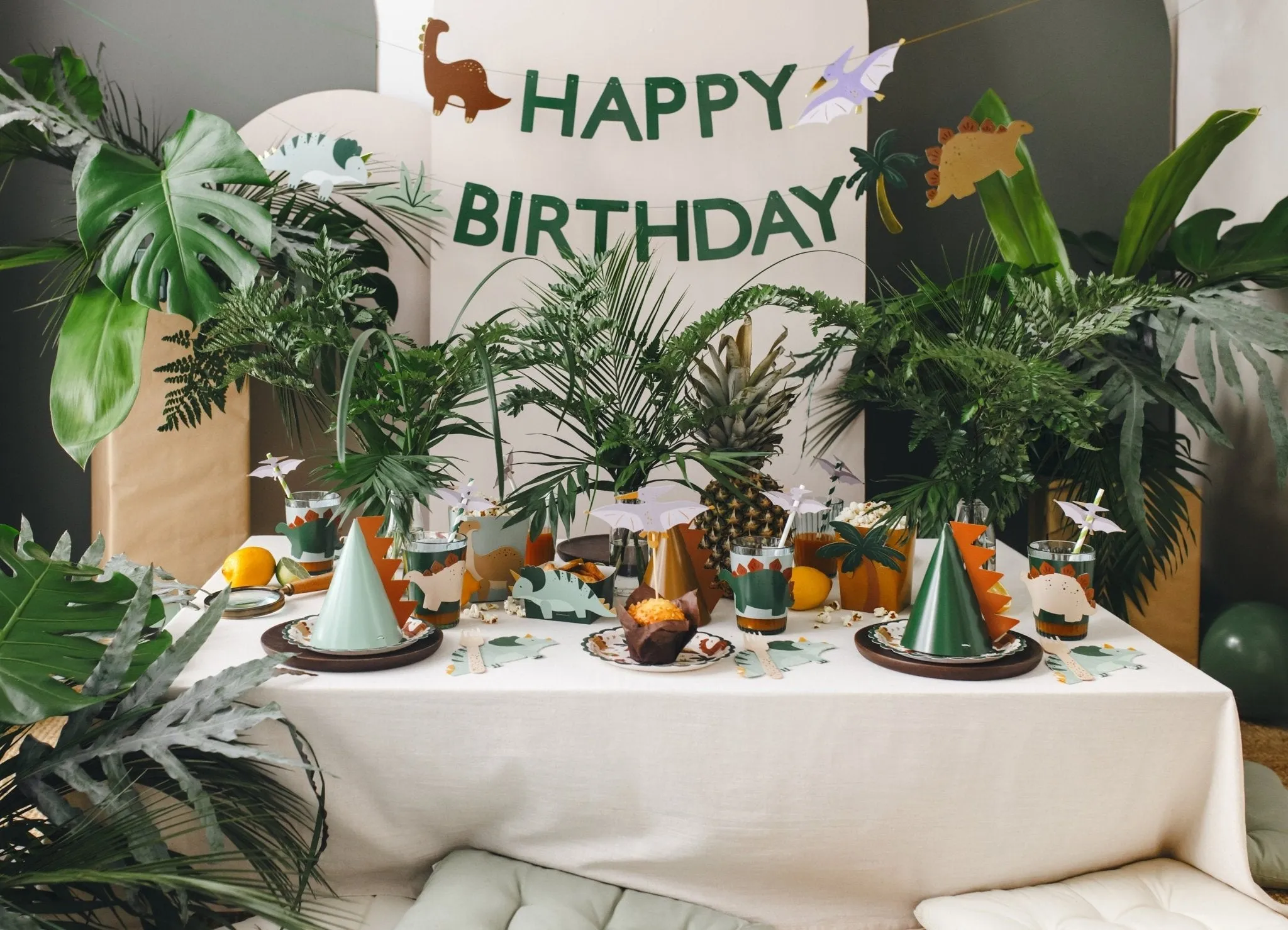 Dinosaur Scales Party Hats