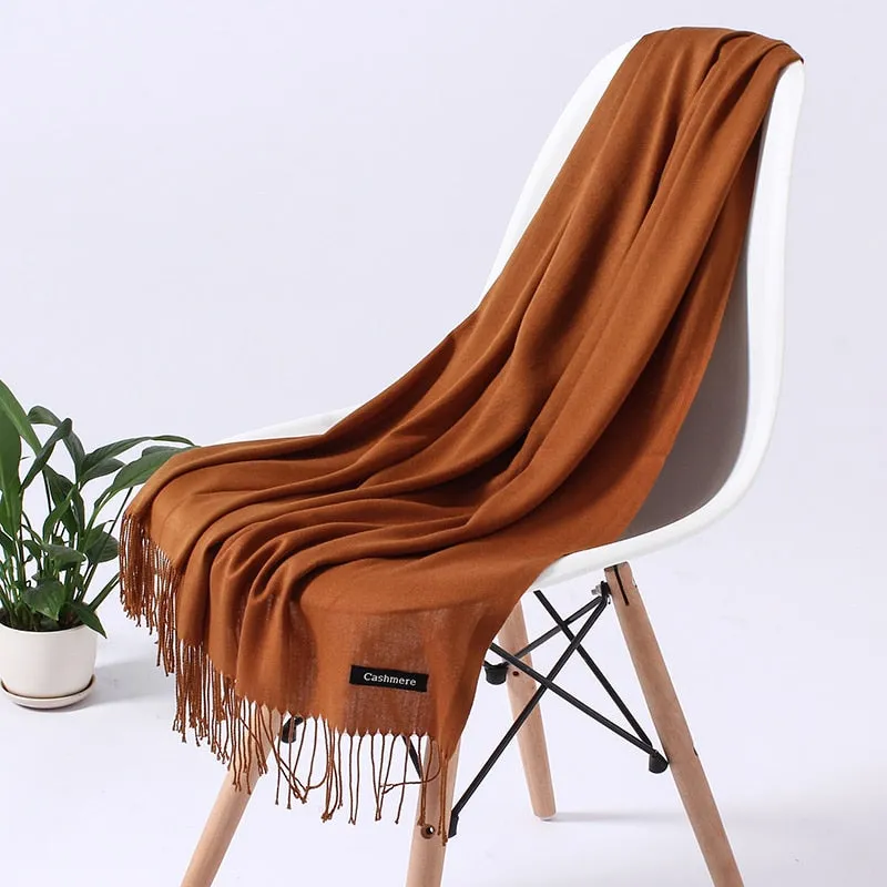 Fashion Solid Color  Women Scarf