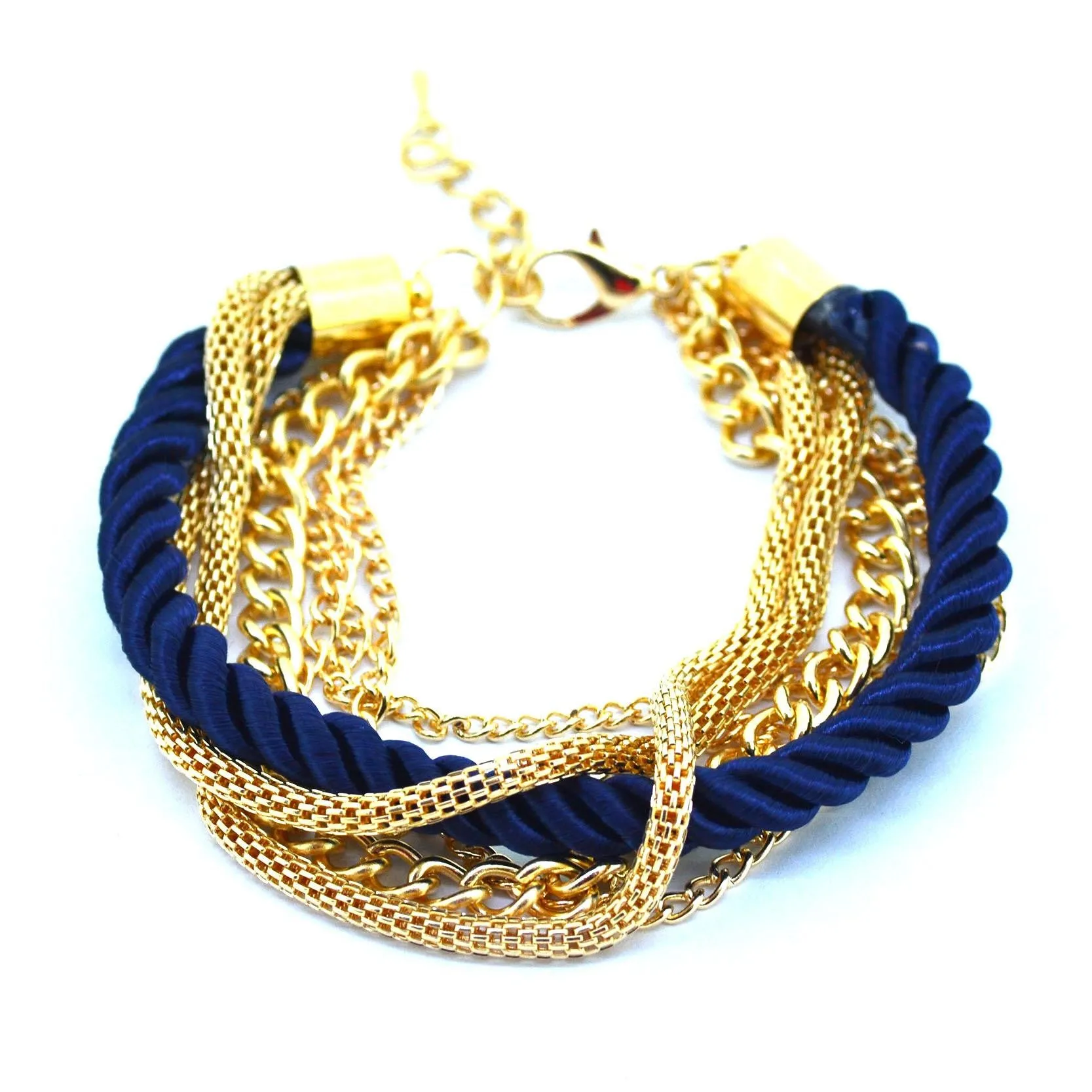 Fashion Weave Multilayer Bracelet Vintage Golden Rope Bangle Bracelet Newest Summer Style Chain Bracelet for Men Women