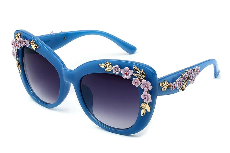 Flower Design Sunglasses