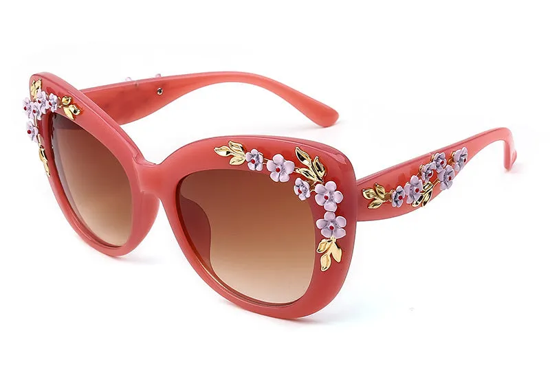 Flower Design Sunglasses