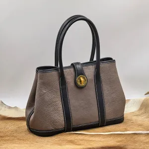 Genuine Leather Satchel Handbags Women's Leather Tote Handbags