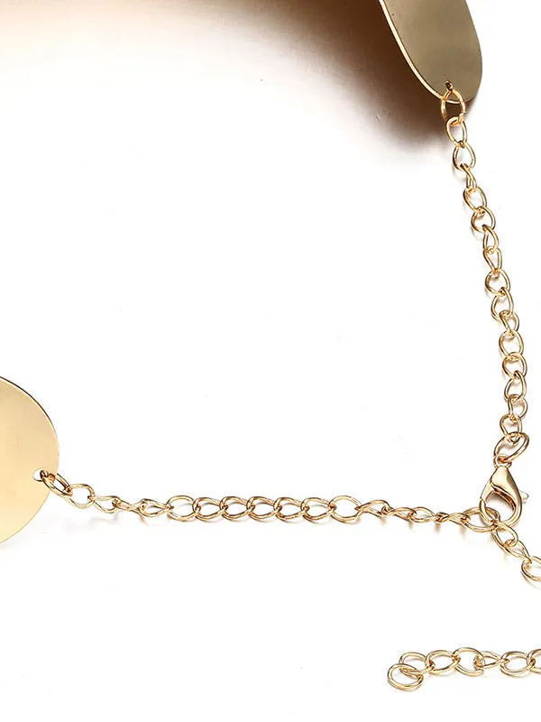 Geometric Necklaces Accessories   Earrings Accessories   Bracelet Accessories Three Pieces Set