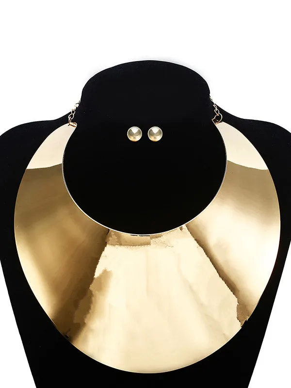 Geometric Necklaces Accessories   Earrings Accessories   Bracelet Accessories Three Pieces Set