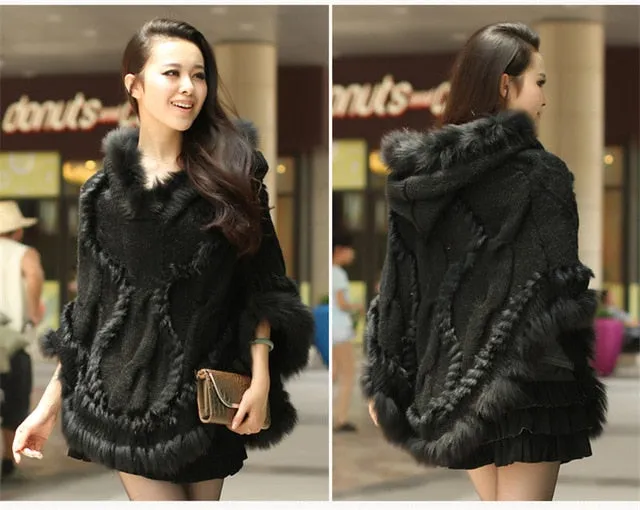 Luxury Women's Genuine Real Fur pullovers