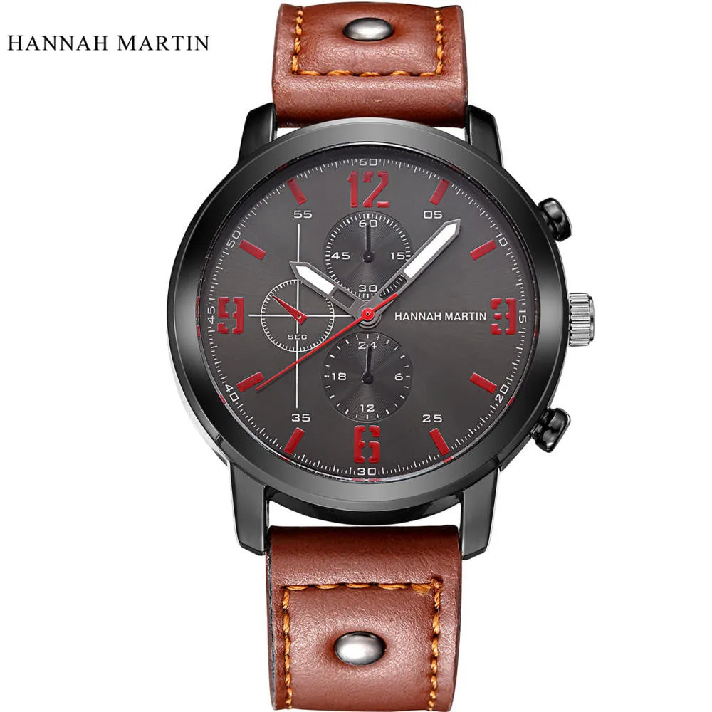 Martin Mens Watches Luxury Fashion Waterproof Watches