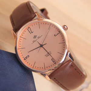 Men's watches Gentleman Wristwatch Fashion Women quartz watches Electronic New Men Casual watches