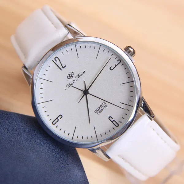Men's watches Gentleman Wristwatch Fashion Women quartz watches Electronic New Men Casual watches