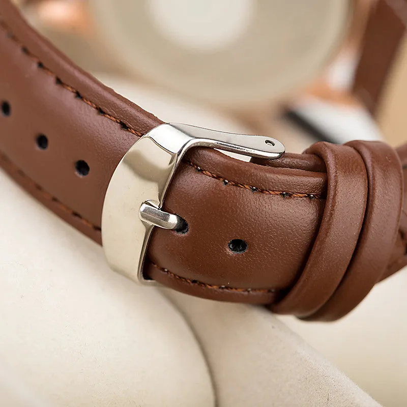 Men's watches Gentleman Wristwatch Fashion Women quartz watches Electronic New Men Casual watches