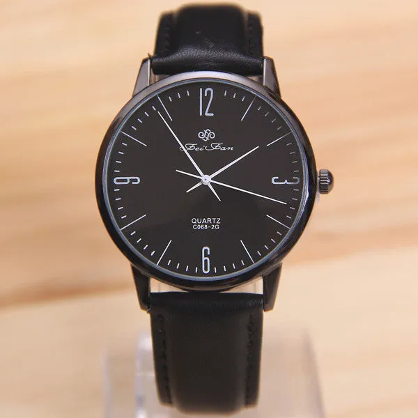 Men's watches Gentleman Wristwatch Fashion Women quartz watches Electronic New Men Casual watches