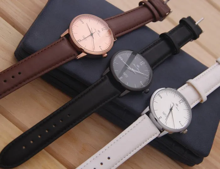 Men's watches Gentleman Wristwatch Fashion Women quartz watches Electronic New Men Casual watches