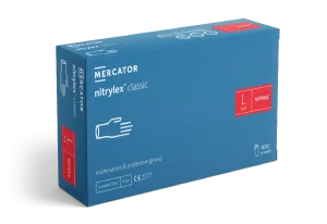 Nitrylex Blue Nitrile Gloves Powder Free Box X100