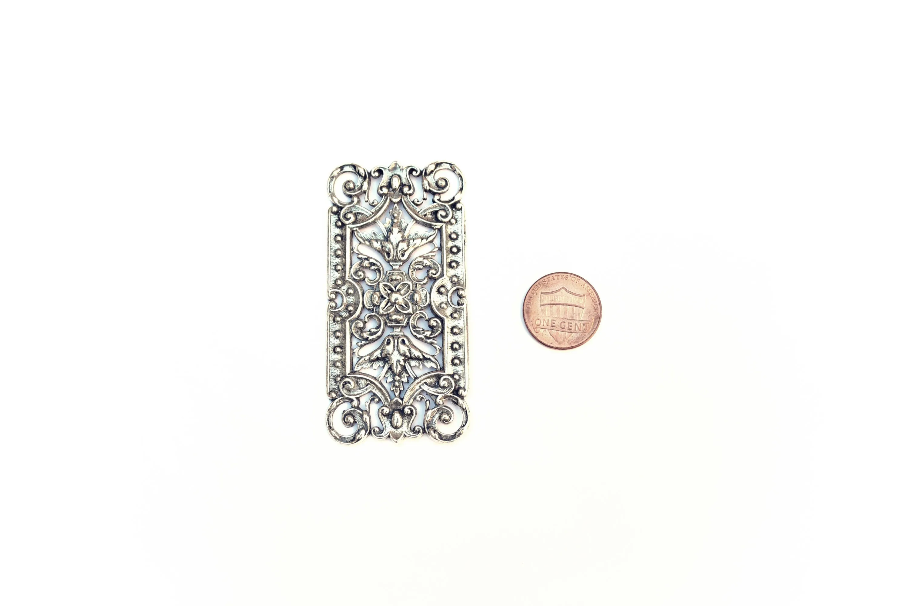 Ornate Statement Component, Britannium, Pewter Jewelry Component, Jewelry Making, Jewelry Making Component, Jewelry Supply,Statement Jewelry