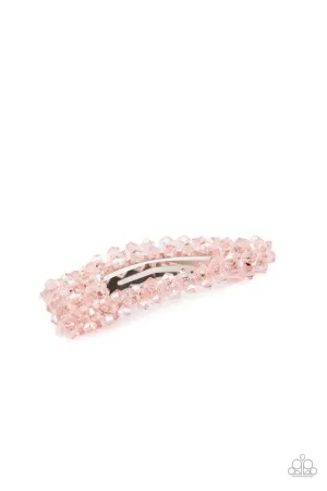 Paparazzi Hair Accessories ~ Just Follow The Glitter - Pink