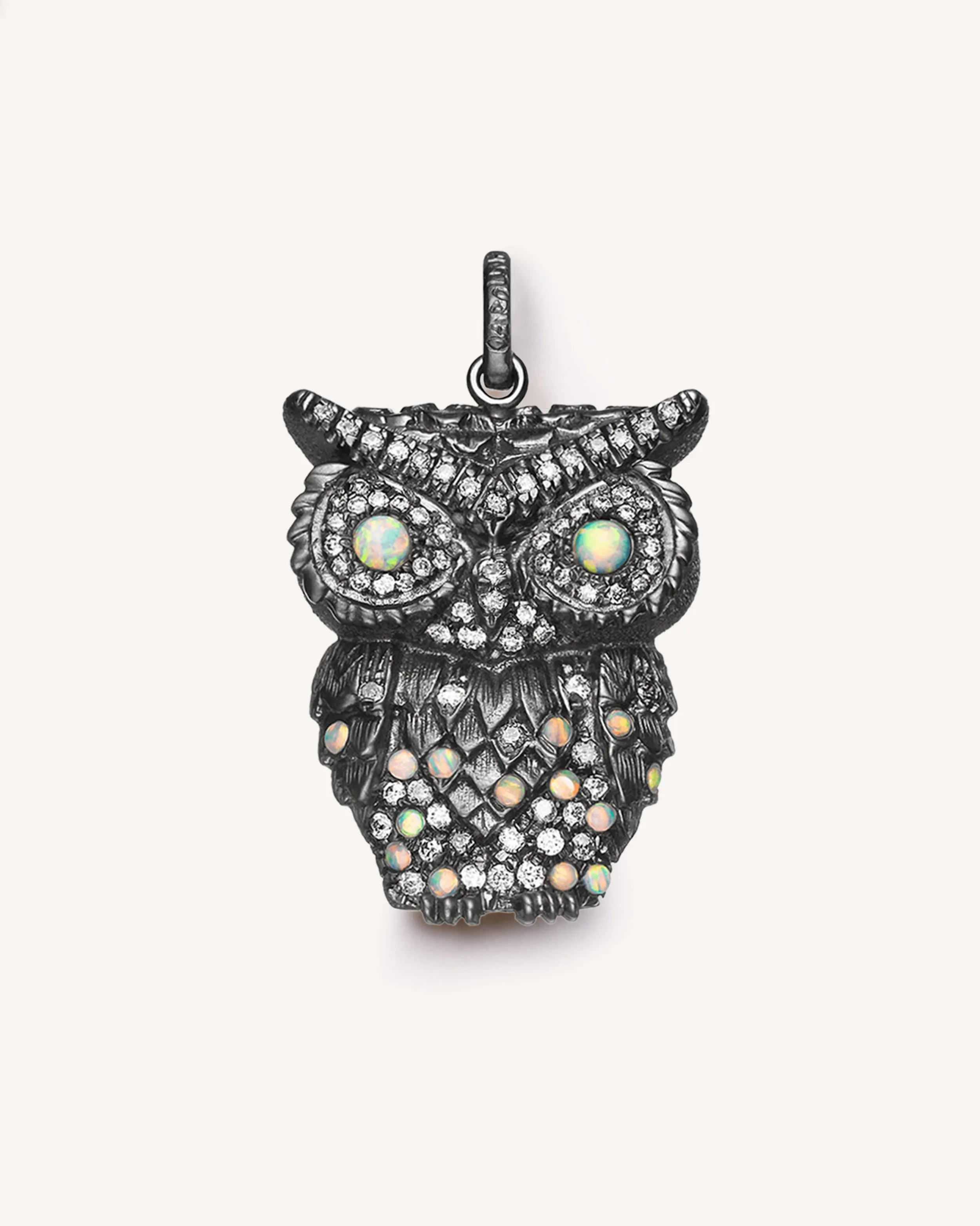 Pavé Gitane Owl Pendant